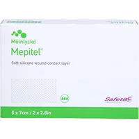 1001 Artikel Medical MEPITEL Silikon Netzverband 5x7 cm steril