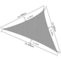 Sol Royal Sonnensegel Grau HDPE