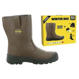 safety jogger works SafetyJogger Sicherheitsschuhe 16056 Safety Jogger Winterbox braun Größe - Braun - 39