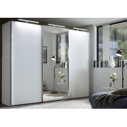 Staud Satino Sensa Schwebetürenschrank Mattglas mit Spiegel Höhe 222 cm