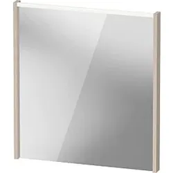 Duravit D-Code Spiegel DC7076091910000 650x700x48, Taupe Matt, mit LED Beleuchtung