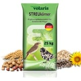 Eggersmann volaris 25 kg Volaris Streukörner | Fett-& Energiereich | für alle Vogelarten | Vogelfutter Wildvögel ganzjährig | Wildvogelfutter Sonnenblumenkerne