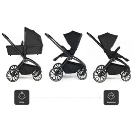 BabyGO Harmony 2in1 schwarz/schwarz (7751)