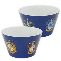 UNITED LABELS Harry Potter Müslischale 5 Wappen Hogwarts Blau 500 ml