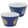 UNITED LABELS Harry Potter Müslischale 5 Wappen Hogwarts Blau 500 ml
