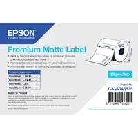 Epson Etiketten C33S045535 76mm x 127mm Premium Matte Label 265 St.