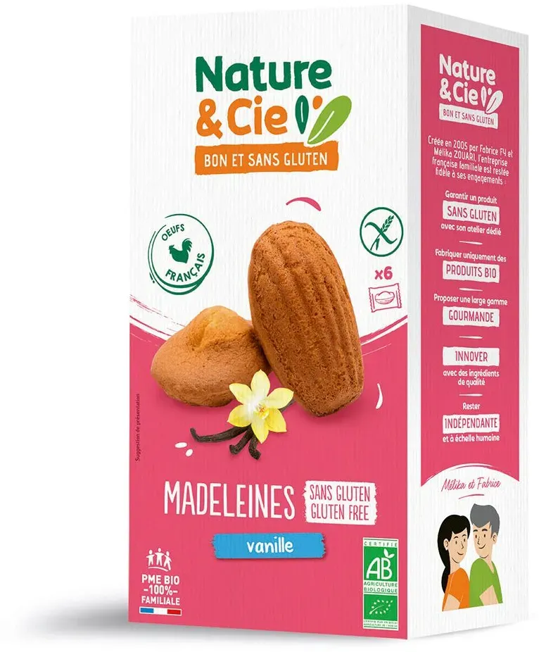 Nature&Cie Glutenfreie Vanille Madeleines