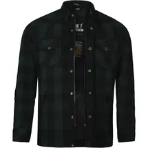 Bores Motorradhemd Grün/Schwarz 4XL
