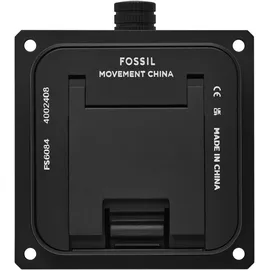 Fossil Tischuhr FOSSIL "SPORT TOURER, FS6084", schwarz, Tischuhren, Damen, Büro, Schreibtisch, Schreibtischaccessoire, Quarzuhr, Metall