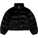 Alpha Industries Damen Fur Puffer Jacke, Black, XS