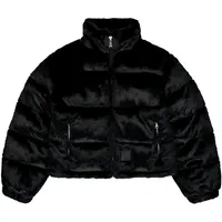 Alpha Industries Damen Fur Puffer Jacke, Black, XS
