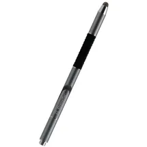 XtremeMac 3-in-1 Stylus Eingabestift mit Mikrofaserspitze, Präzisions-Disc und Kugelschreiber (Space Grey)