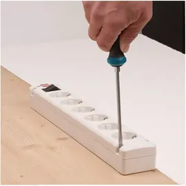 Brennenstuhl Steckdosenleiste 6-fach 3 m Weiß 1 St.