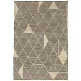 Berber Jute Teppich - Grau / Beige 160x230