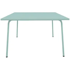vente-unique MIRMANDE Gartentisch 120 x 120 x 75 cm Mandelgrün