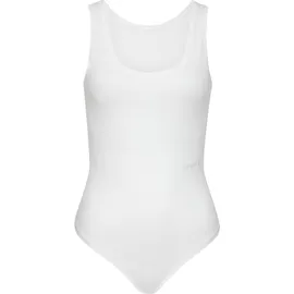 Copenhagen Studios Stringbody COPENHAGEN STUDIOS "mit hochwertiger Logostickerei", Damen, Gr. S (36), N-Gr, weiß, Feinripp, Obermaterial: 96% Baumwolle, 4% Elasthan, bestickt, unifarben, Basic, bequem, tiefer Rundhals, Bodys Stringbody, aus gerippter Bio-Baumwollqualität