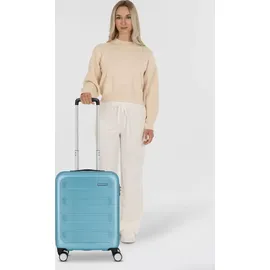 American Tourister Astrobeam Spinner 55/20 Tsa 36l Koffer Auf Rollen Icy Aqua One Size