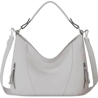 KMISSO Damen Shopper Hand Henkel Tasche 30627 White