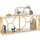 Costway Konsolentisch 180 x 40 x 75 cm gold weiß