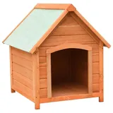 vidaXL Hundehütte Kiefernholz & Tannenholz Massiv 72x85x82 cm