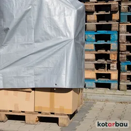 KOTARBAU Abdeckplane 2 x 3 m Silber