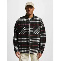 Def Woven Shaket Langarmhemd - Black / Red -