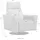Egoitaliano Sessel Blues Leder 84 x 105 x 90 cm Beige/Weiß mit Relax-Funktion