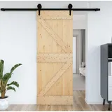 vidaXL Tür NARVIK 70x210 cm Massivholz Kiefer
