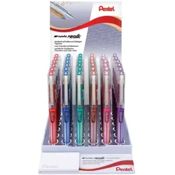 Pentel Gel-Tintenroller K230, farbig sortiert, Display