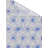 Lichtblick Fensterfolie Floral Blau, B/L: ca. 50x50 cm