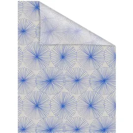 Lichtblick Fensterfolie Floral Blau, B/L: ca. 50x50 cm