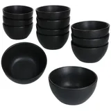 Mambocat 12er Set Snack- & Dip-Schälchen London Lampart Nero Ø 24304272