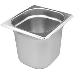 Gastronormbehälter 150mm Tiefe - Edelstahl (GN 1/6) - 150mm Tiefe