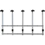 ich-zapfe Ich-zapfe, Bar Zubehör, Profi Wandhalter für 0,7 - 1,0L Flaschen, Wandhalterung für 5 Flaschen