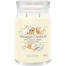 Yankee Candle Soft Wool & Amber Duftkerze 567 g