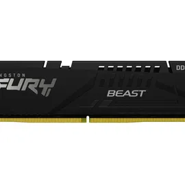 Kingston FURY Beast DDR5 5200MT/s 16GB Modul (1x16GB) CL40 Schwarz KF552C40BB-16