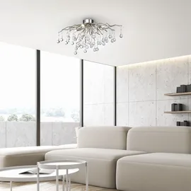 Paul Neuhaus Deckenleuchte Icicle Alu, Eisen, Stahl & Metall Silber