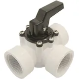 HAF® 3 Wege Solarschieber/Solarventil mit 3X 1 1/2" Innengewinde für Pool-, Teich- und Schwimmbadbau, Poolheizungen, Wärmepumpen & sämtliche Bewässerungssysteme - Qualität: Made in Europe