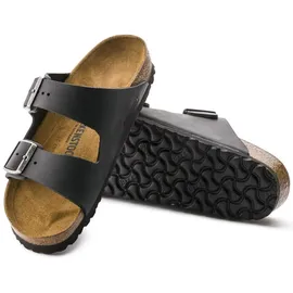 Birkenstock Arizona Nubukleder geölt schmal schwarz 43