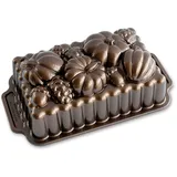 Nordic Ware Harvest Bounty Loaf Pan, One Size, Bronze