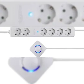 Sygonix Steckdosenleiste 1,40 m Weiß 1 St.