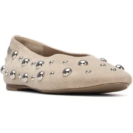 Xti - Ballerinas Damen Taupe - Bequeme und vielseitige Schuhe - Casual Mode - Modell 14528301 (Größe 39) Braun, Wohnung, Keine, Lässig