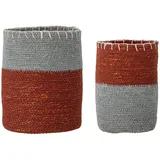 BLOOMINGVILLE A/S Bloomingville Blumentopf groß Korb Seegras 2er-Set