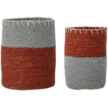 BLOOMINGVILLE A/S Bloomingville Blumentopf groß Korb Seegras 2er-Set