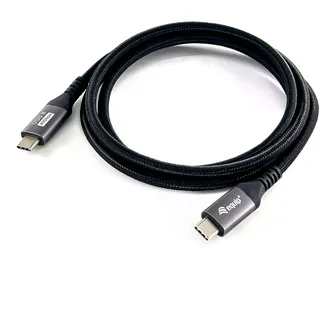 Equip USB 4 Gen 3 C C Kabel, M/M, 2,0m, PD3.1 240W, 8K/60Hz, Schwarz