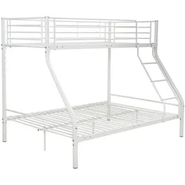 Habitat et Jardin Etagenbett leo 140 x 190 cm Metall weiß