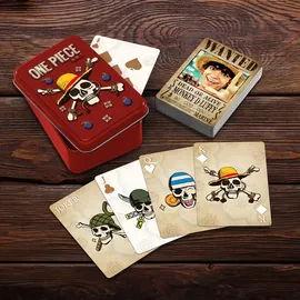 Paladone One Piece Jolly Rogers Spielkarten für Poker, Rummy, Go Fish, Kartenspiele, offiziell Lizenziertes Anime-Merchandise & Sammlergeschenk in...