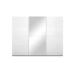 Schwebetürenschrank  3-türig  Kulmbach ¦ weiß ¦ Maße (cm): B: 271 H: 229 T: 62.0