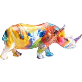 Kare Design Deko Figur Colored Rhino 17cm