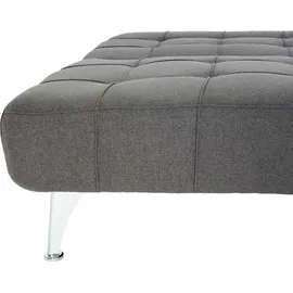 Mendler Schlafsofa HWC-K22, Couch Ecksofa Sofa, Liegefläche links/rechts Schlaffunktion 236cm Stoff/Textil dunkelgrau, schwarz - Grau